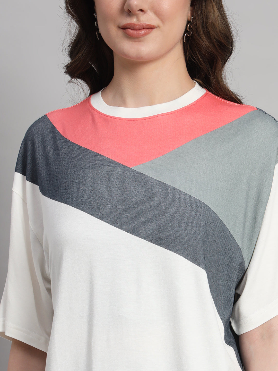 Salmon Colourblock Leggings Set